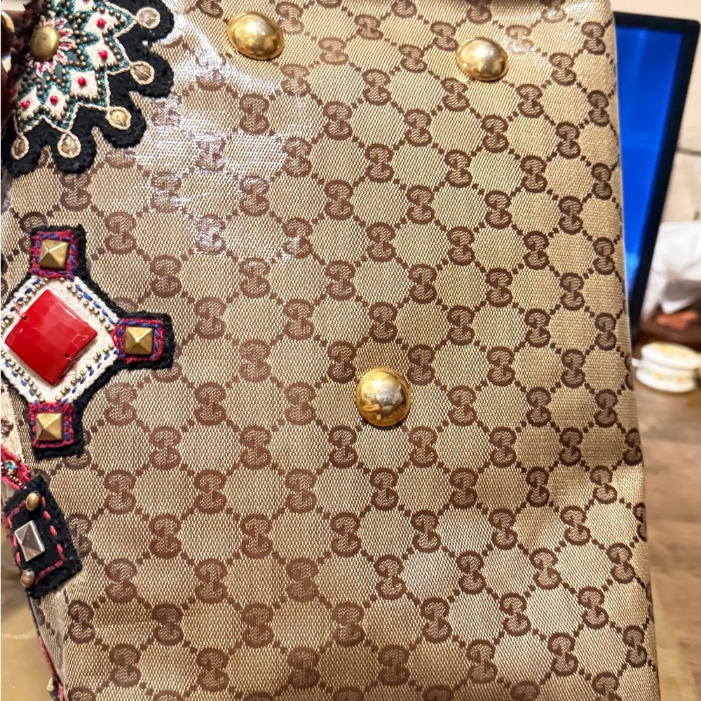 Gucci Multicolor Embroidered Bag - Picture 15 of 15